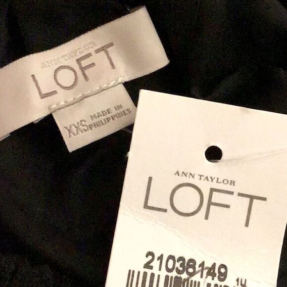 LOFT Black Tassel Hem Peasant Mini Skirt - Picture 11 of 12